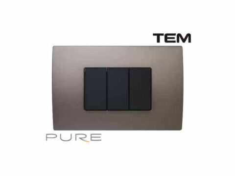 PREKIDAČ ZA SVETLO MODUL PURE METAL - MN SATINIRANI NIKL